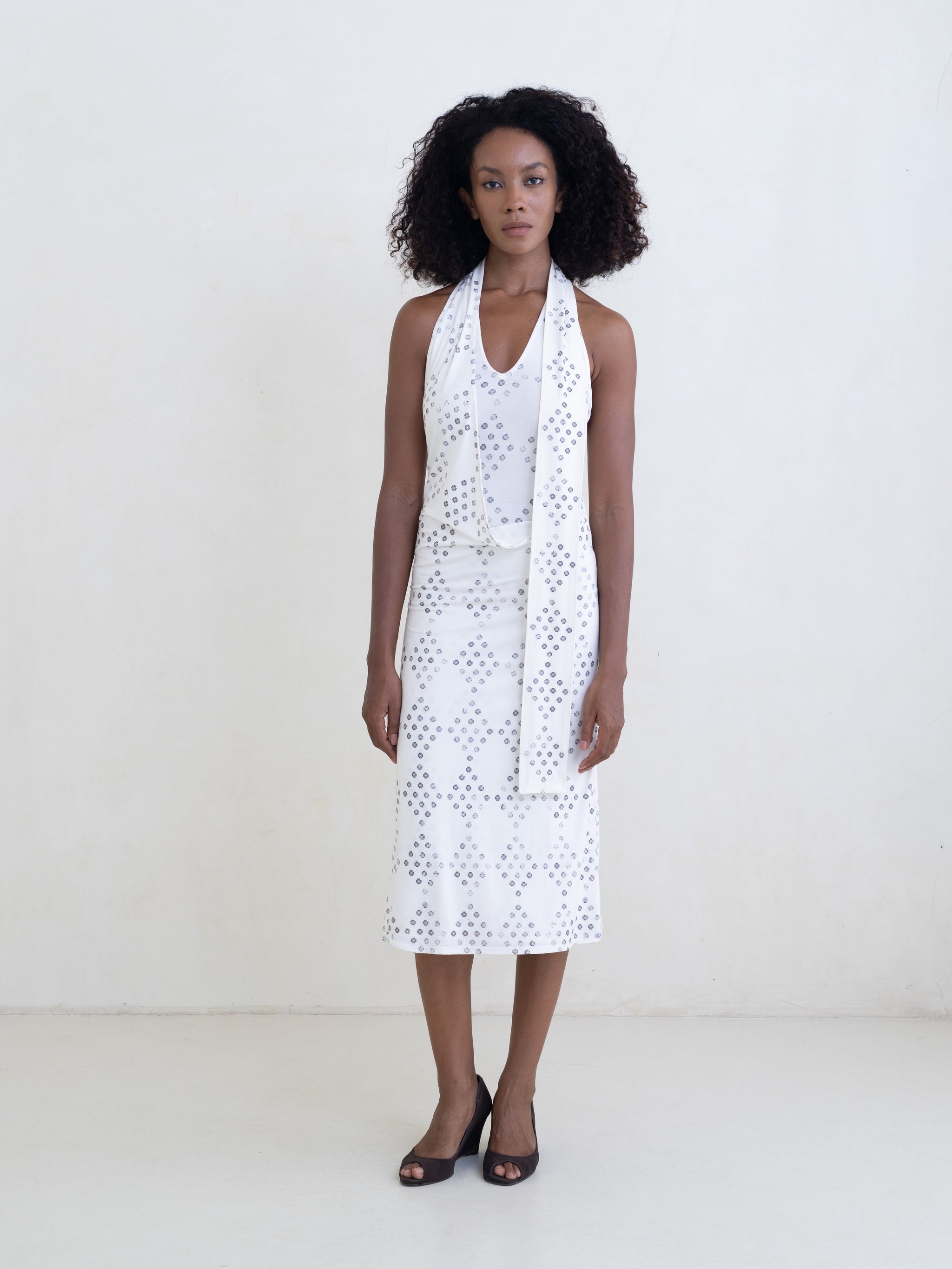 Duo Dress - Grey Diamond