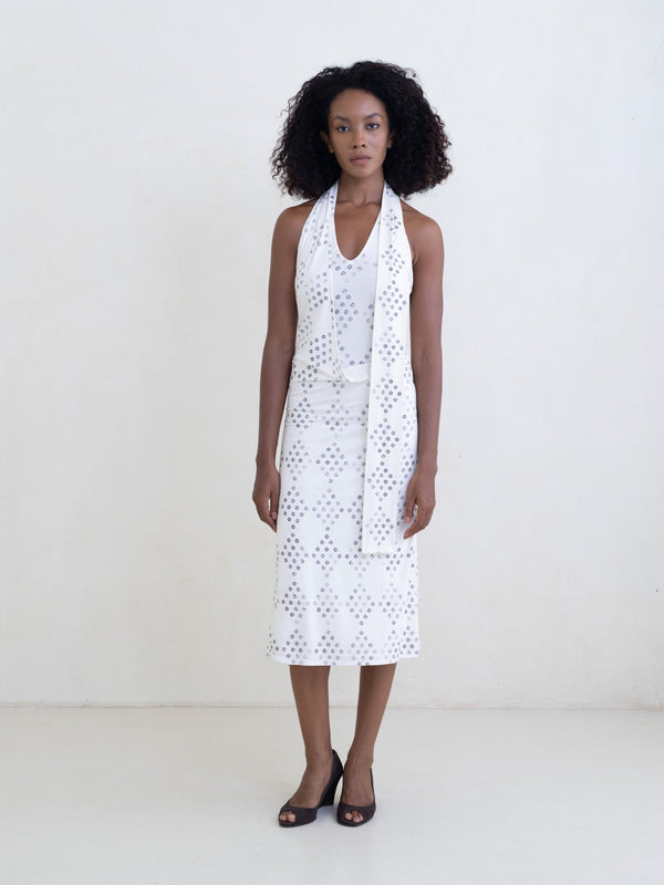 Duo Dress - Grey Diamond