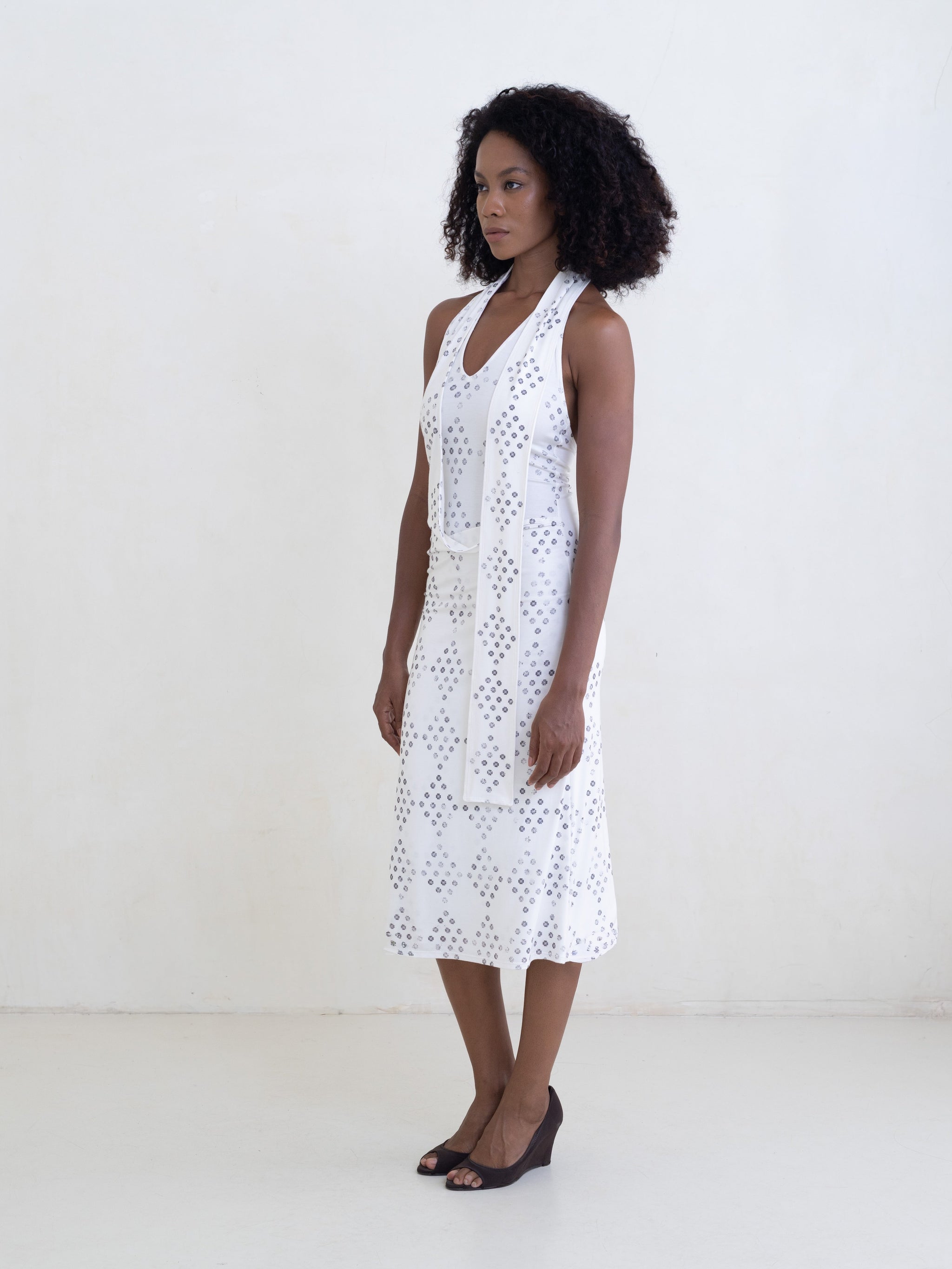 Duo Dress - Grey Diamond