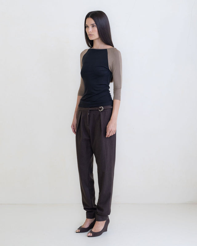 Raglan Top - Black