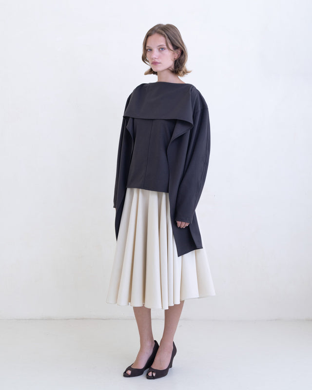 Stream Top (Felt) - Dark Brown