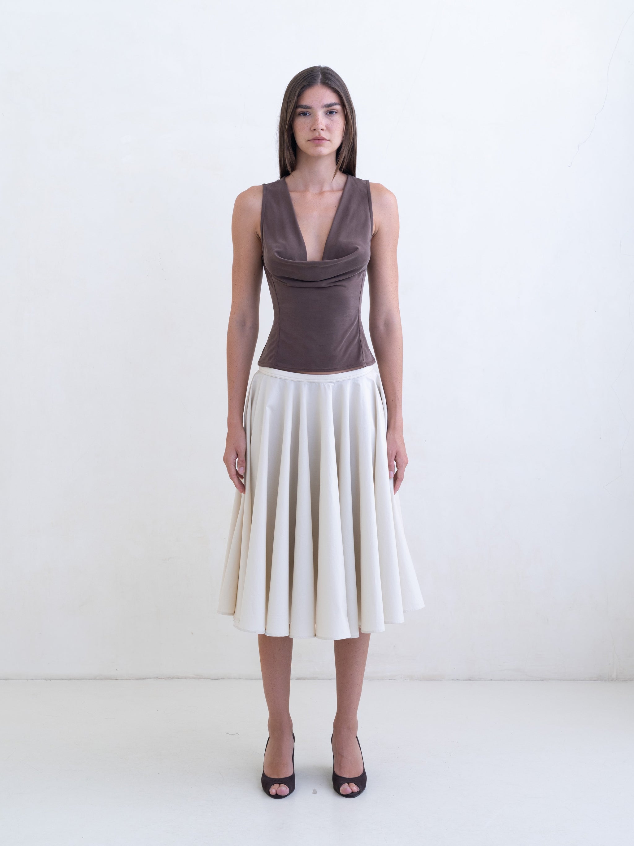 Echo Skirt - Cream