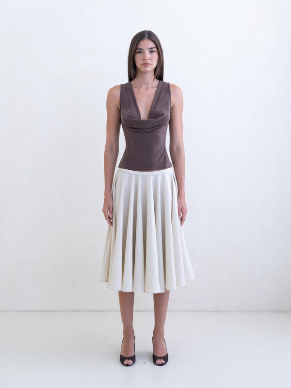 Echo Skirt - Cream