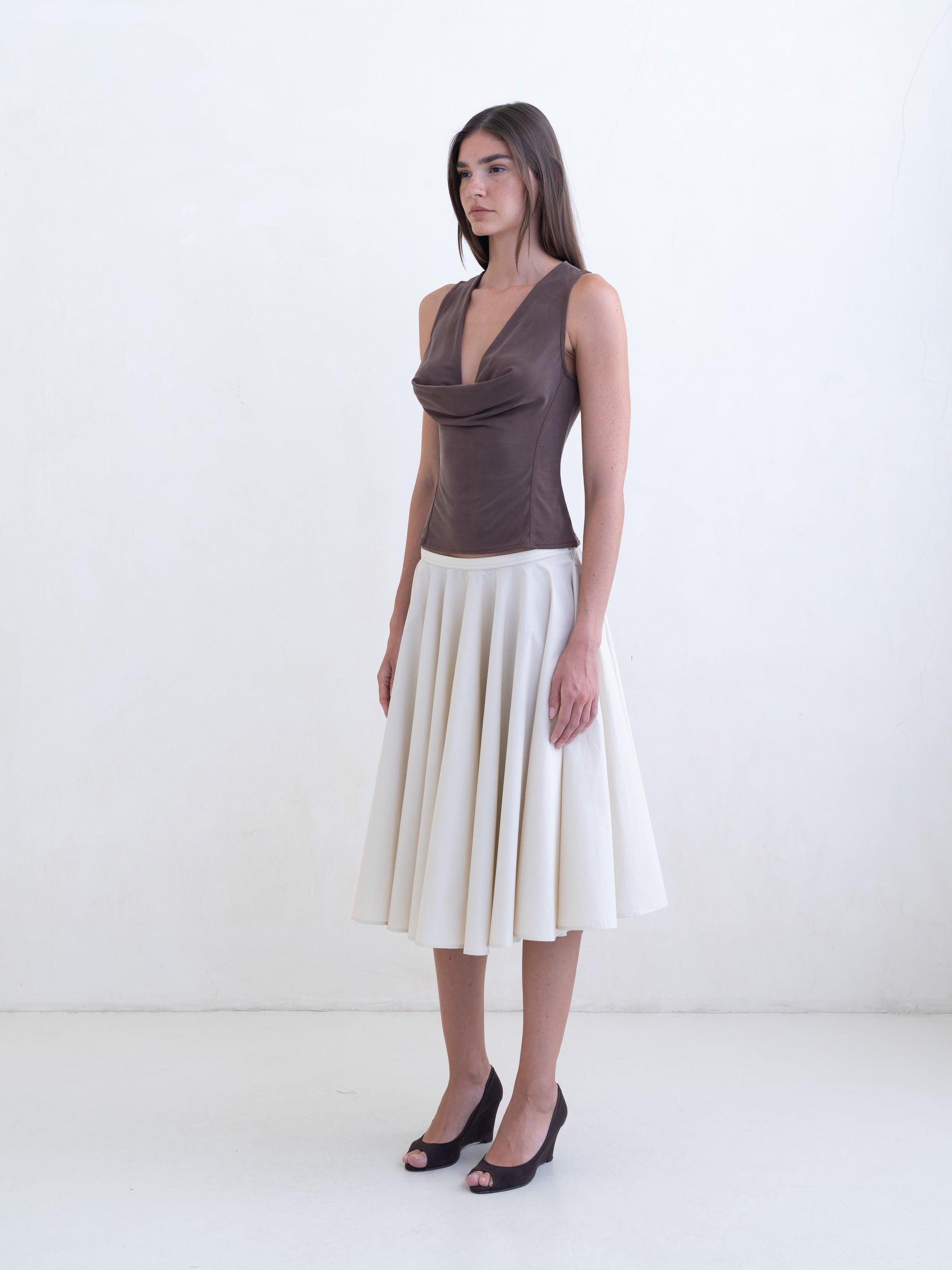Echo Skirt - Cream