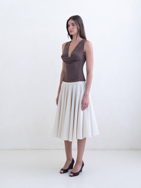 Echo Skirt - Cream