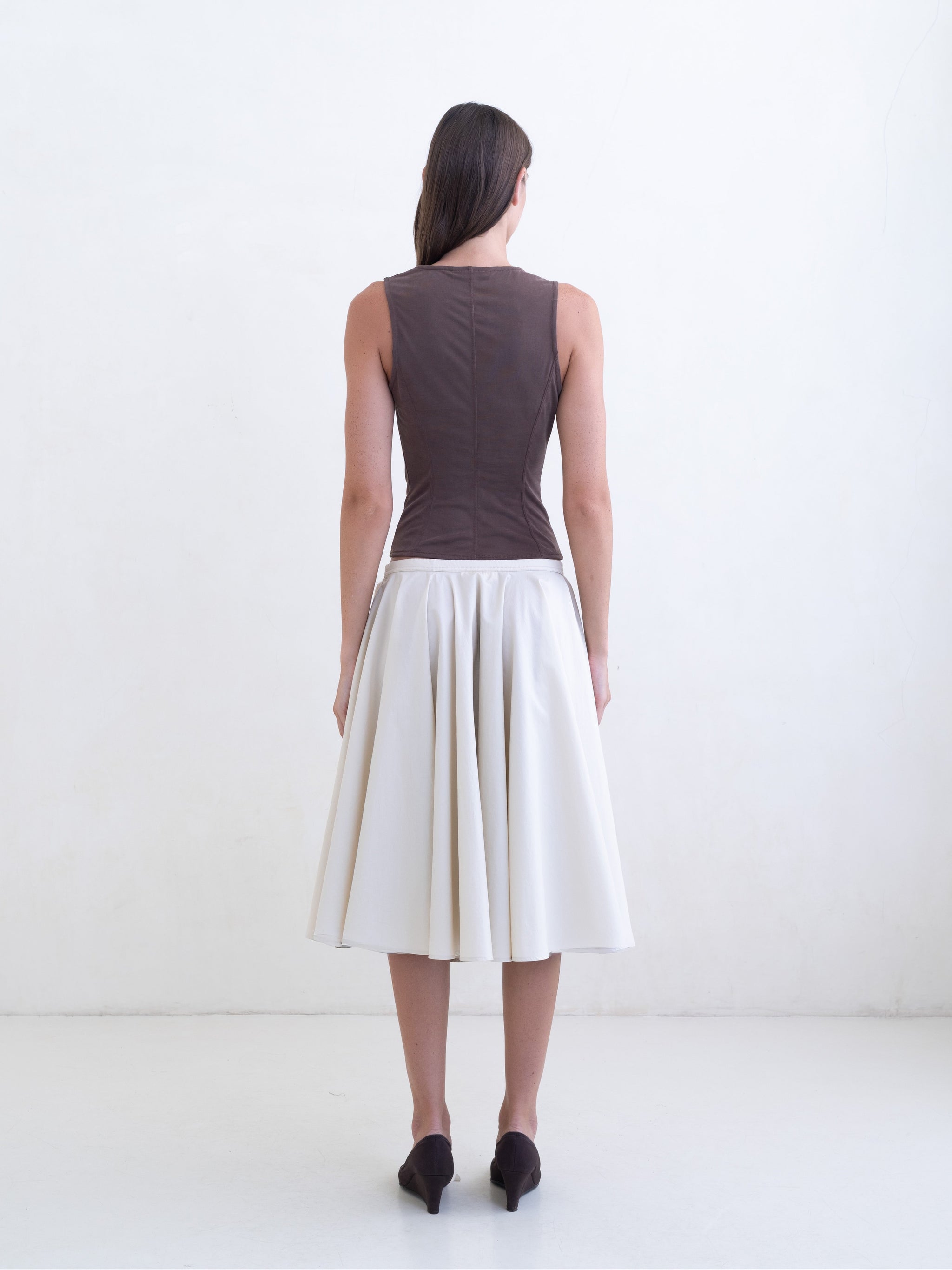 Echo Skirt - Cream