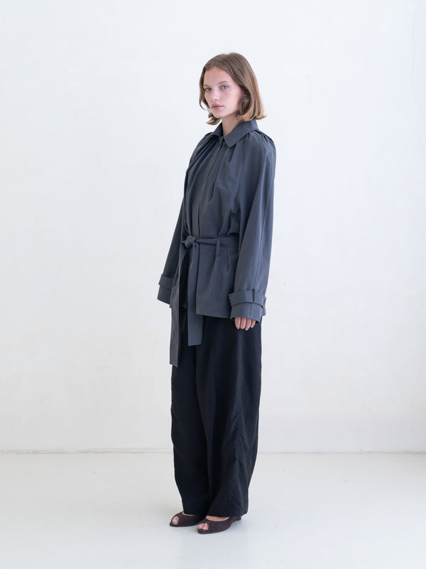 Laurel Trench Mini - Charcoal