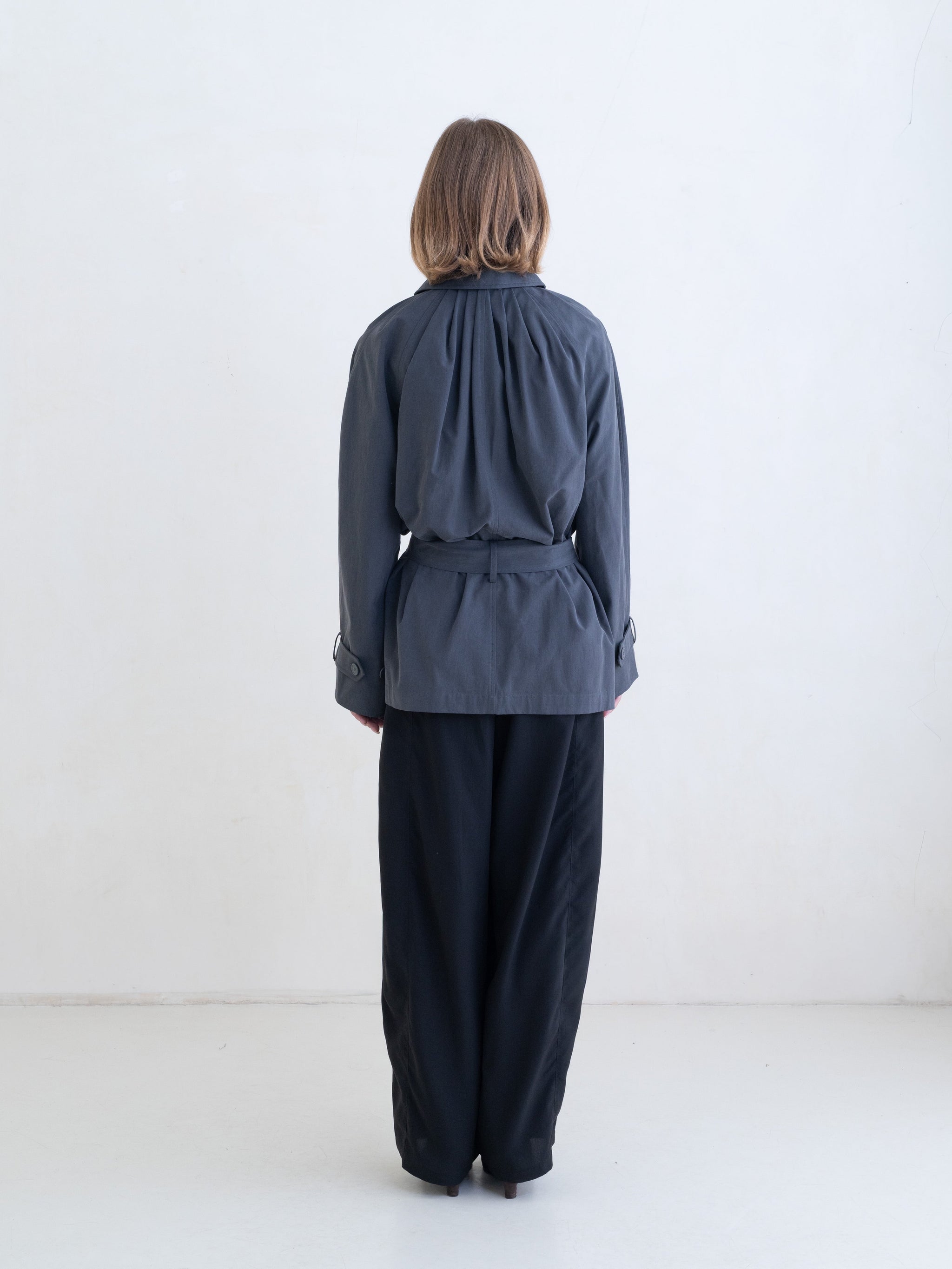 Laurel Trench Mini - Charcoal