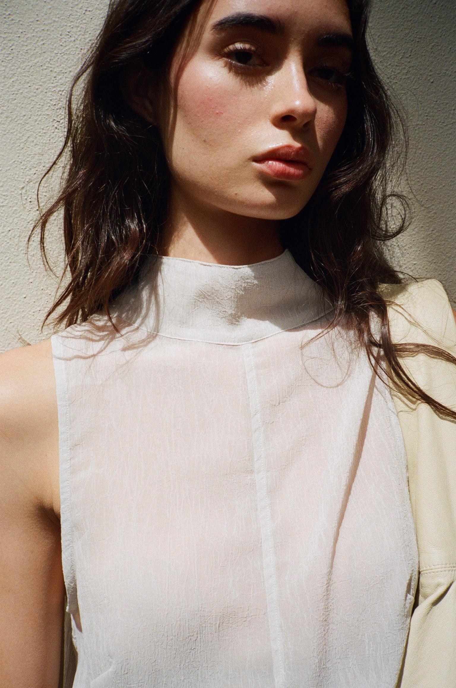 Annabelle Mini Dress - Sheer Lichen