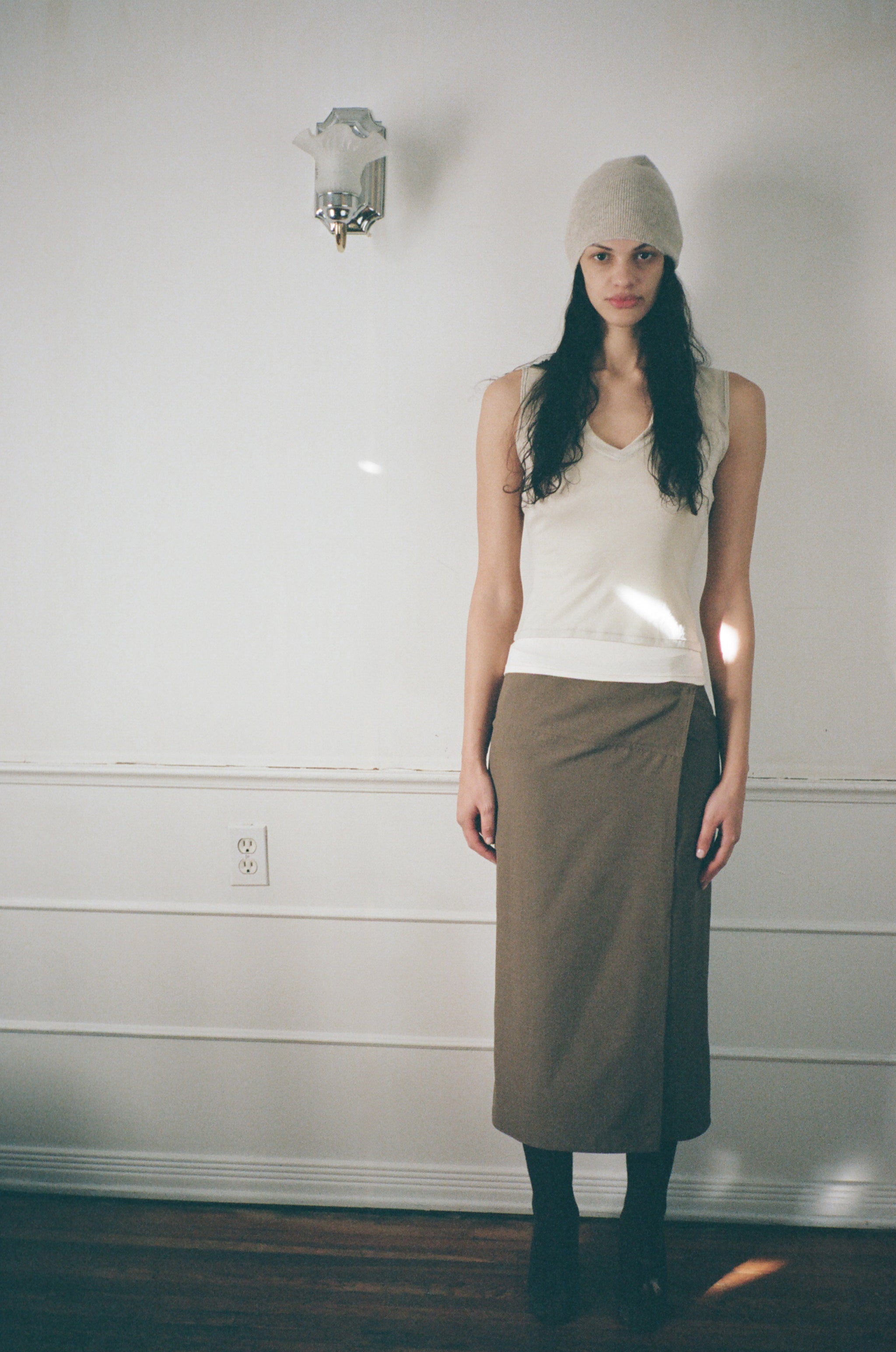 Scene Skirt - Brown