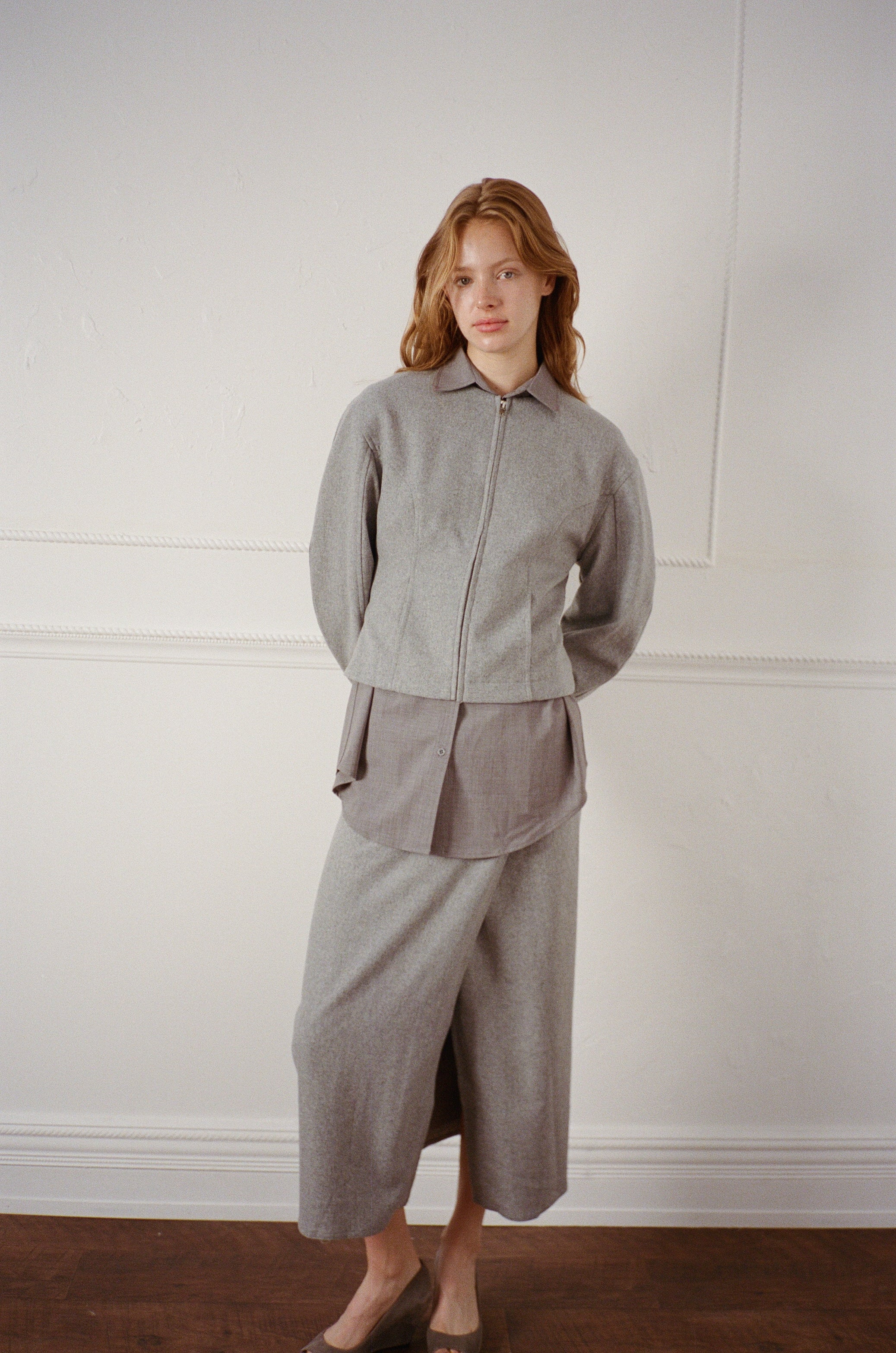 Summit Jacket - Grey – Belle Anna