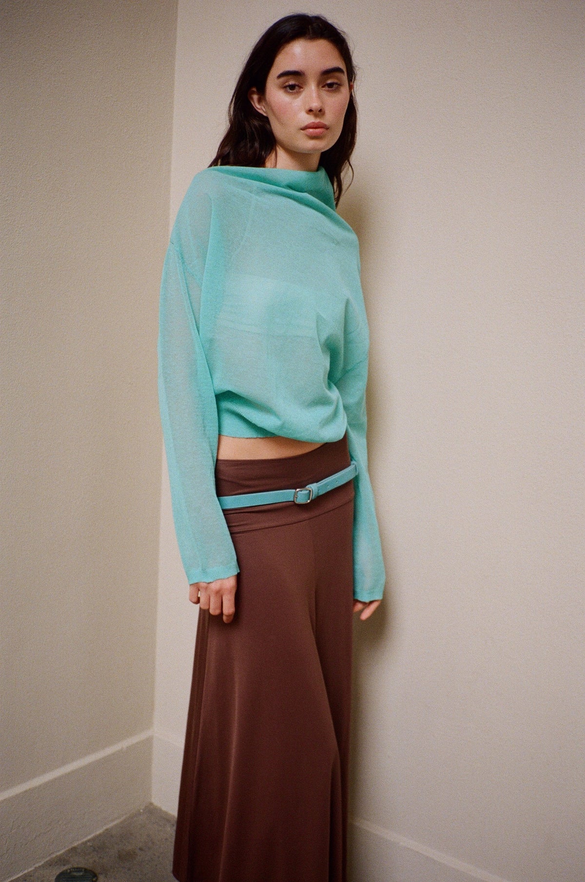 Raina Belt - Aqua