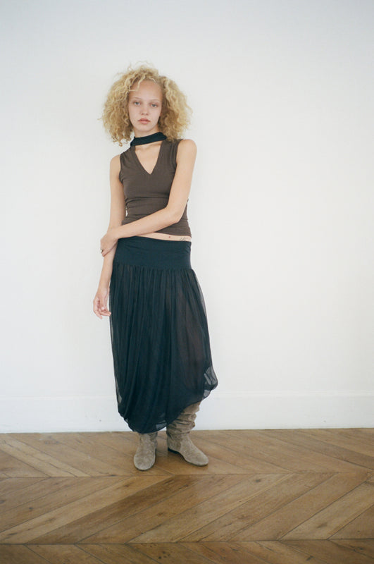 Meadow Maxi Skirt - Navy
