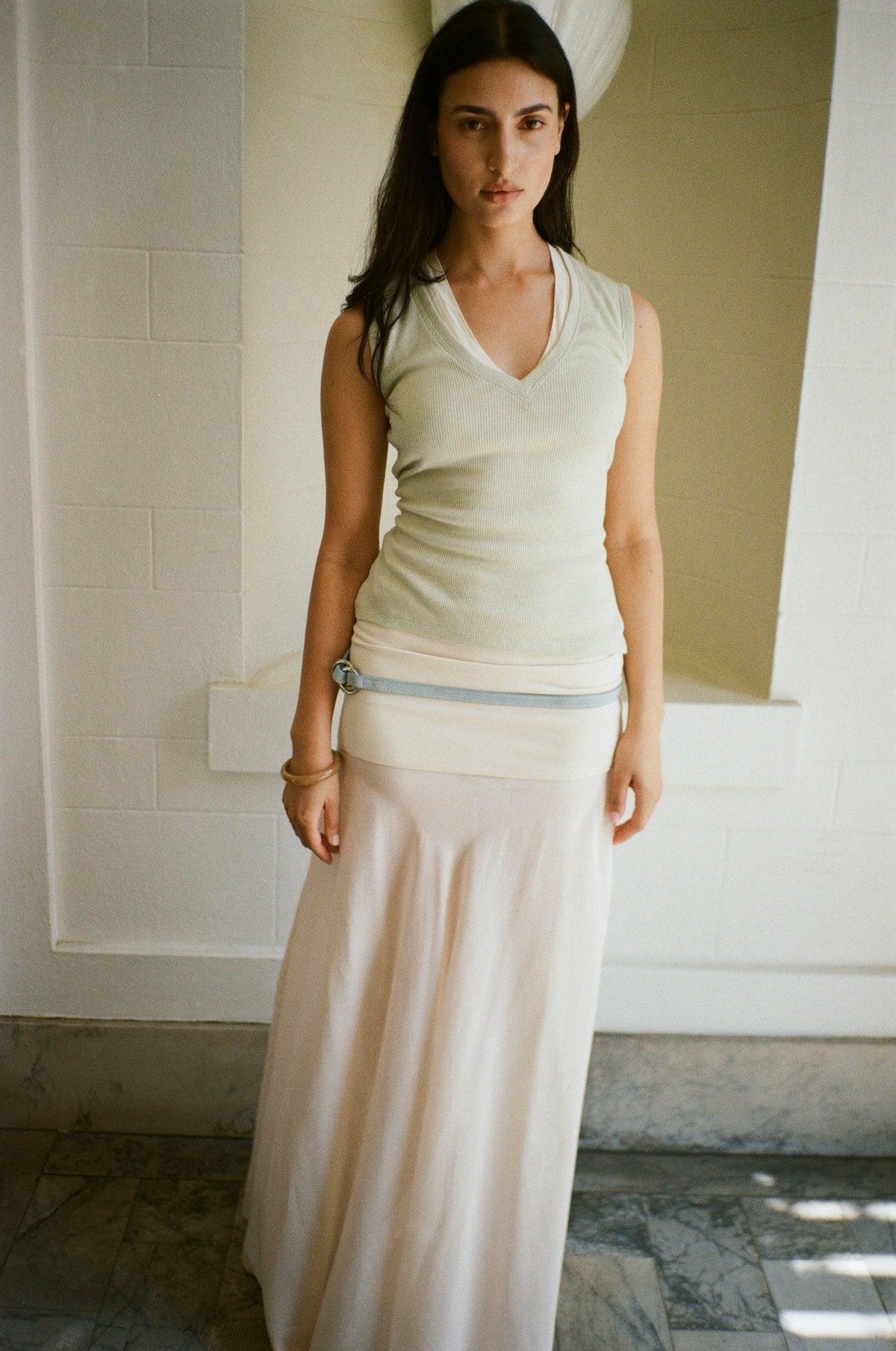 Morning Top (Wool) - Lichen