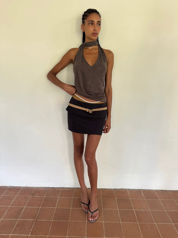 Helia Skirt Mini - Black