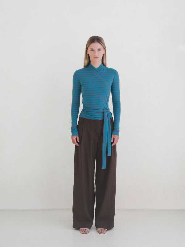 Bolinas Pant - Brown Plaid