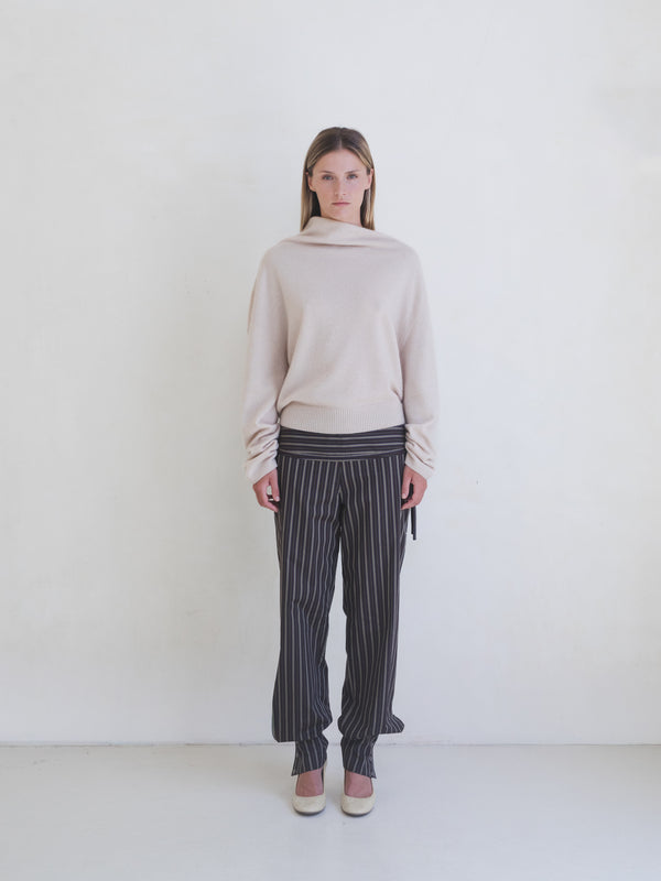 Bea Pant - Green Stripe