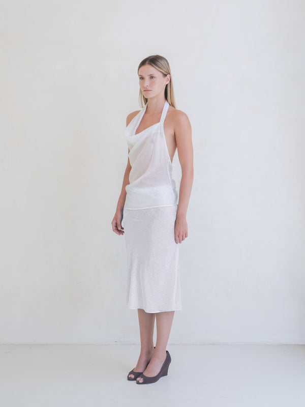 Lea Skirt - Silk Tile