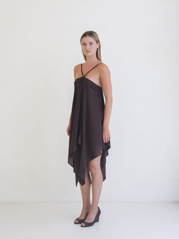 Bandana Dress - Brown