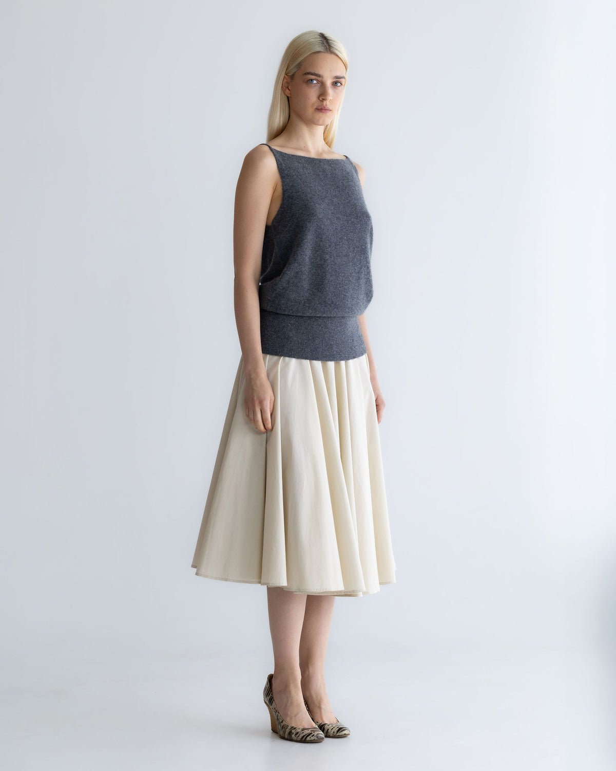 Echo Skirt - Cream