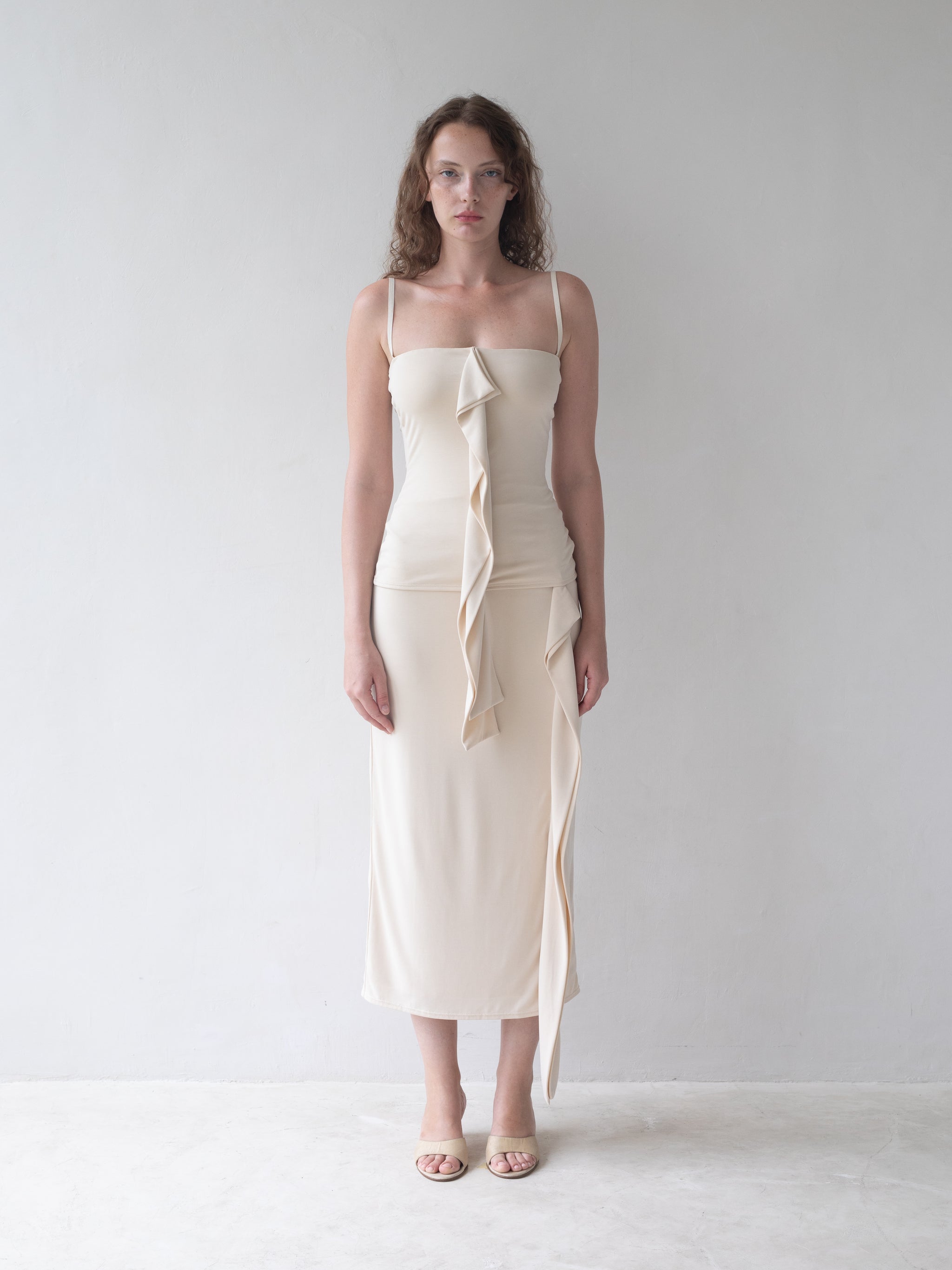 Cascade Skirt - Cream