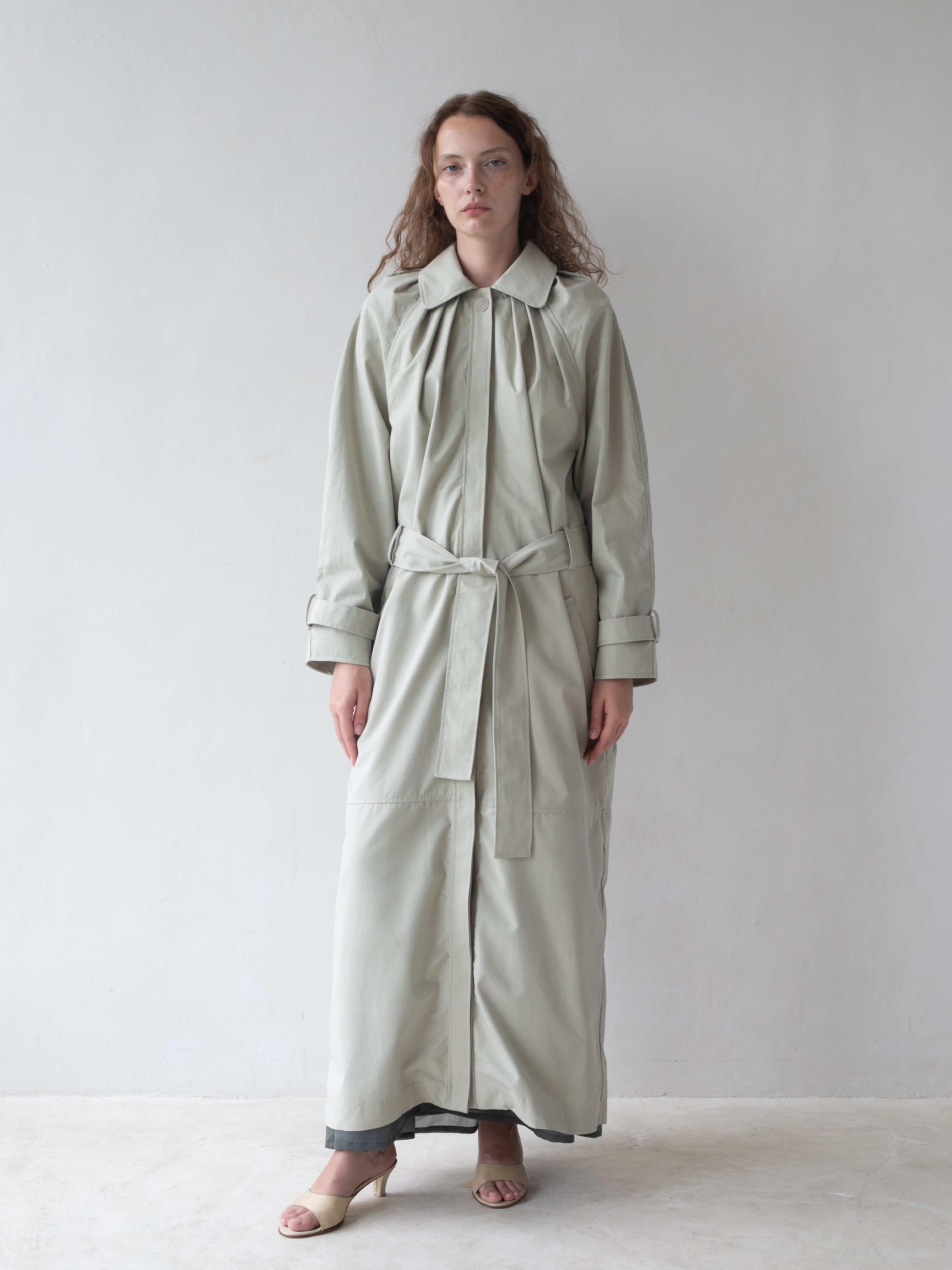 Laurel Trench - Sage – Belle Anna