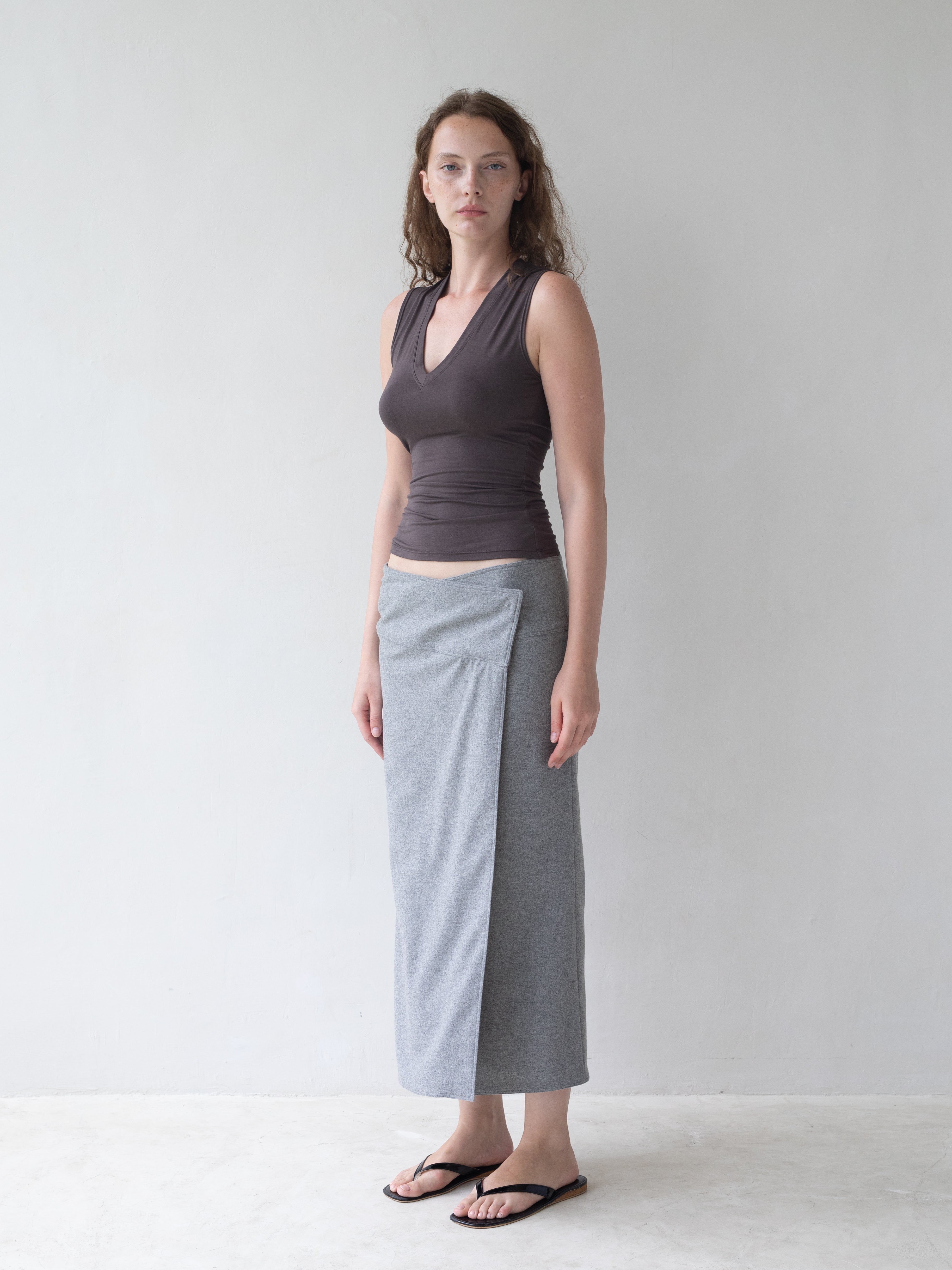 Scene Skirt - Grey – Belle Anna