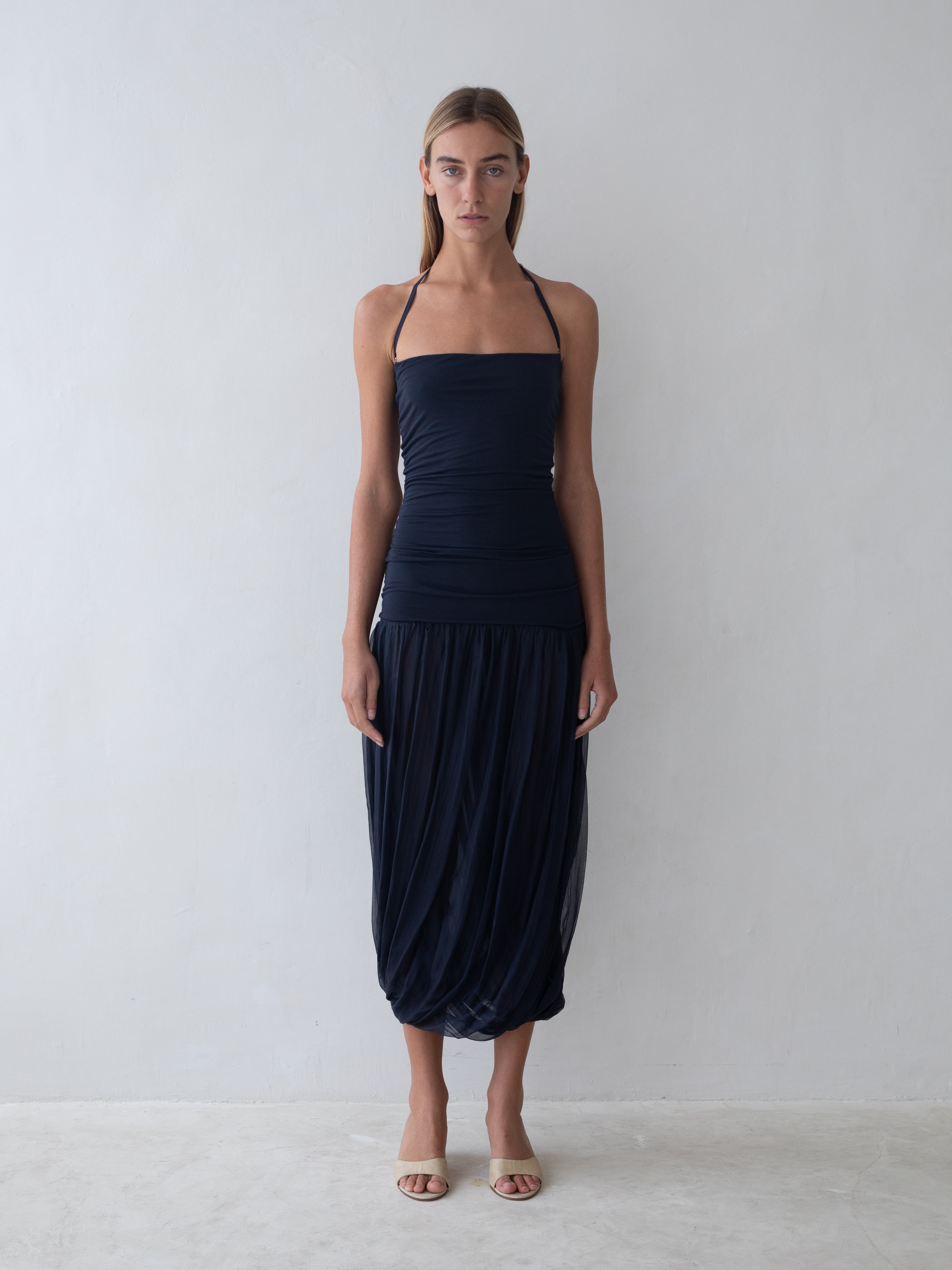 Bibiy. B WILLOW DRESS ネイビー Willow Dress - Navy – Belle Anna