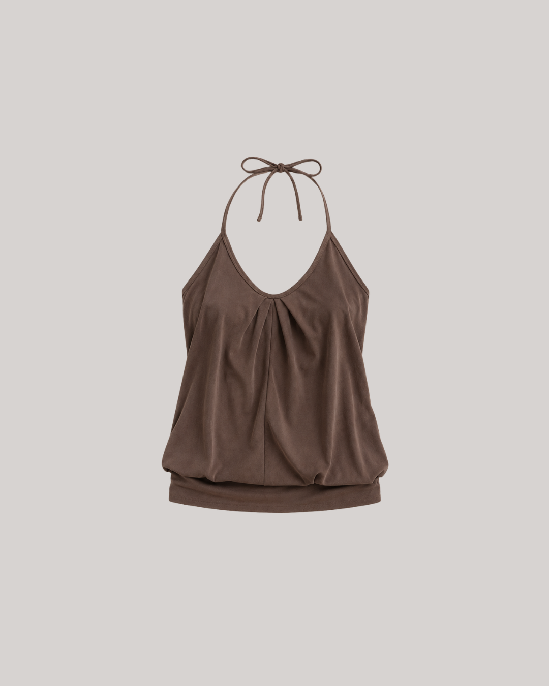 Coin Top - Warm Brown
