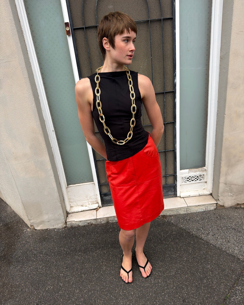 Antor Leather Skirt