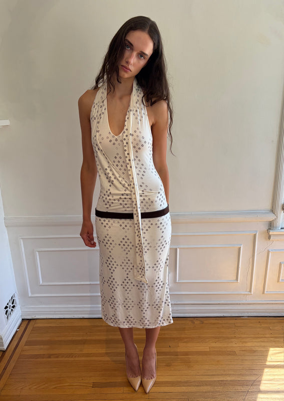 Duo Dress - Grey Diamond