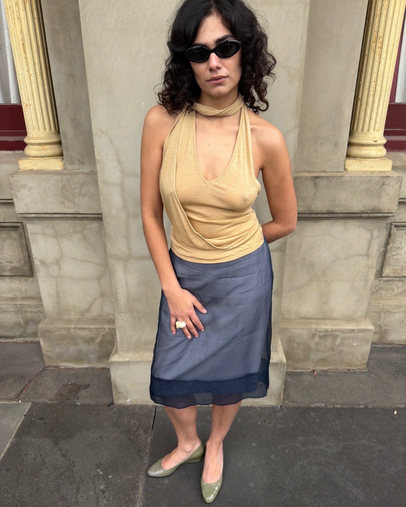 Diana Gallesi Silk Skirt