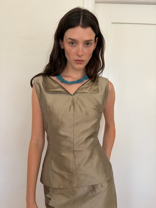 Sculptura Top - Cream