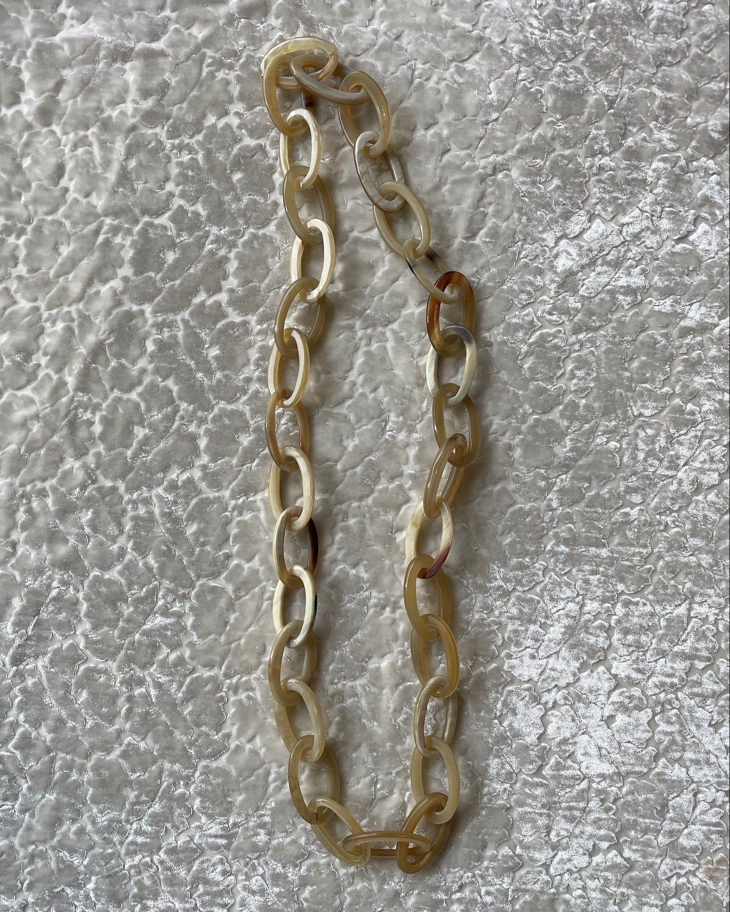 Vintage Horn Chain Necklace