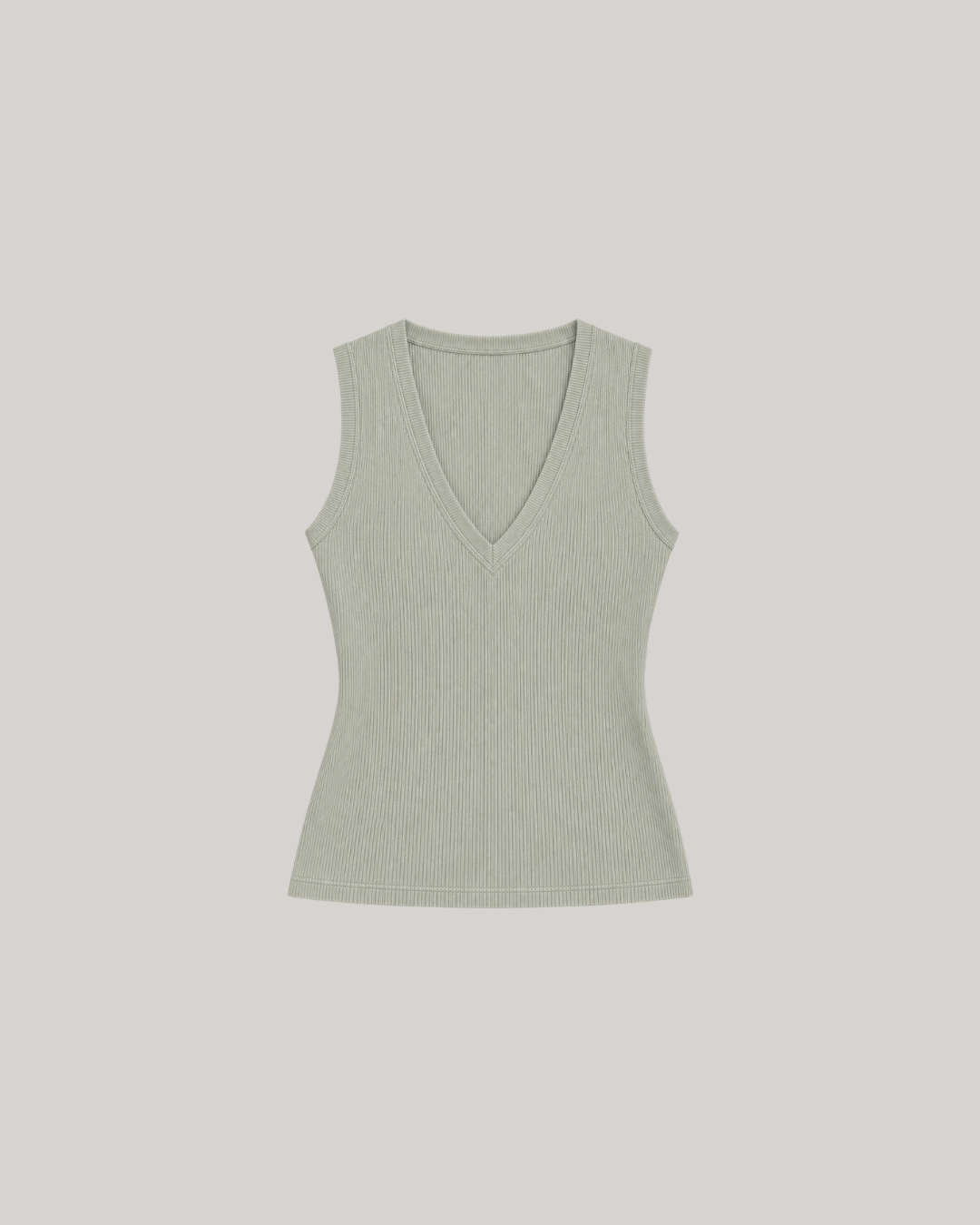 Morning Top (Wool) - Lichen