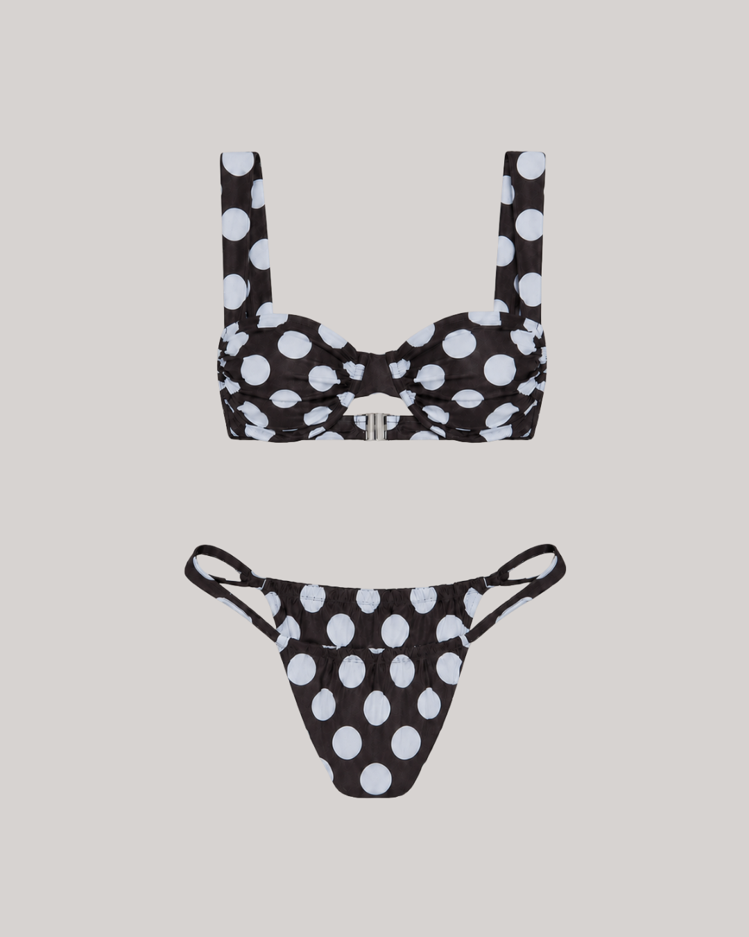 Bare Bottom - Brown Polka