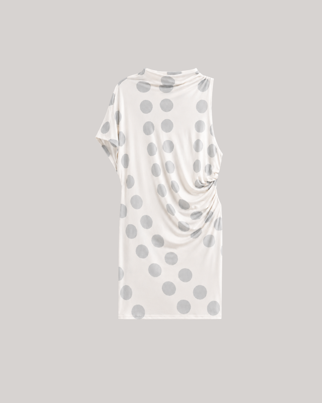 Ornament Mini Dress - Stone Polka