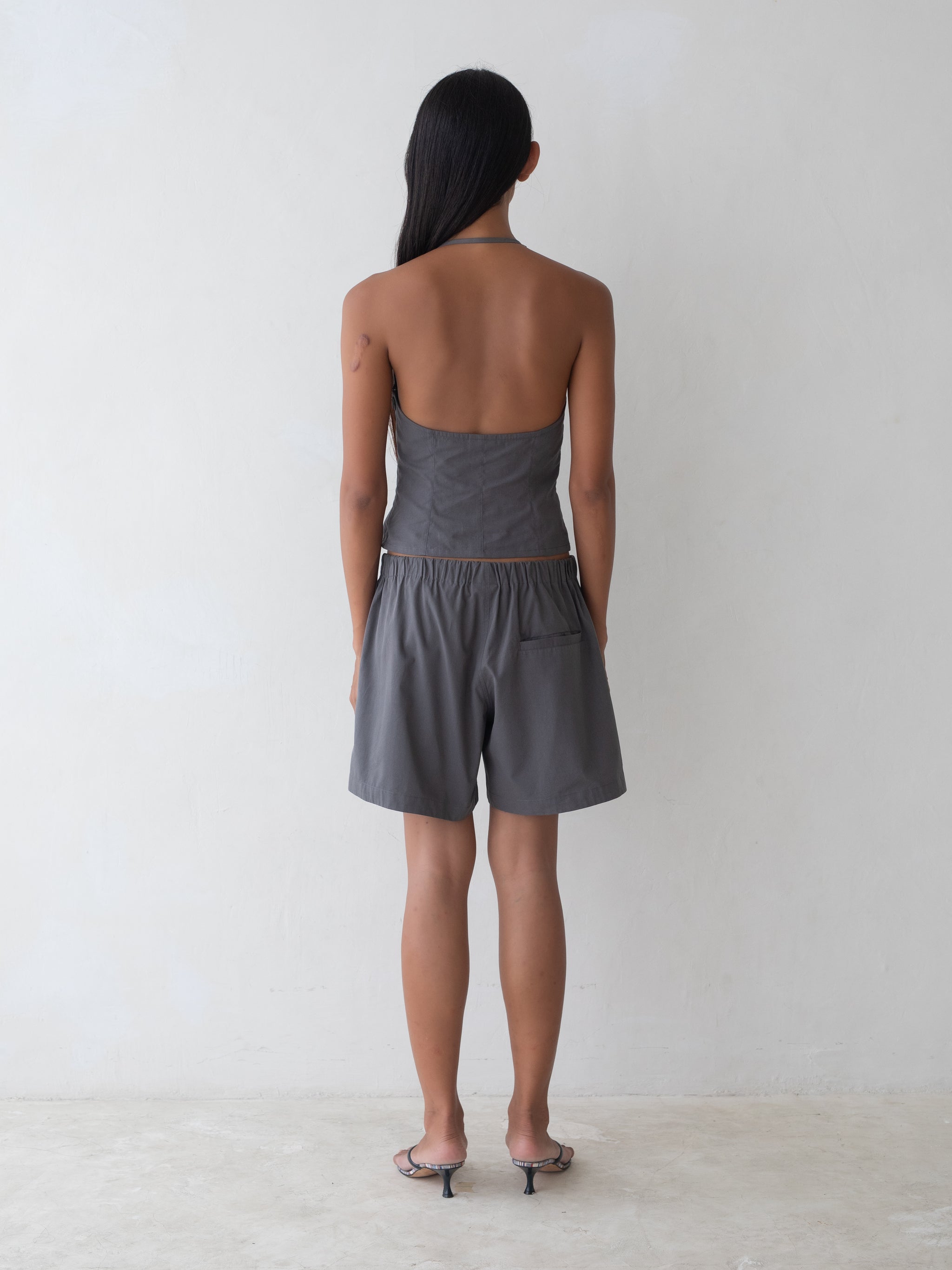 Flore Top - Charcoal