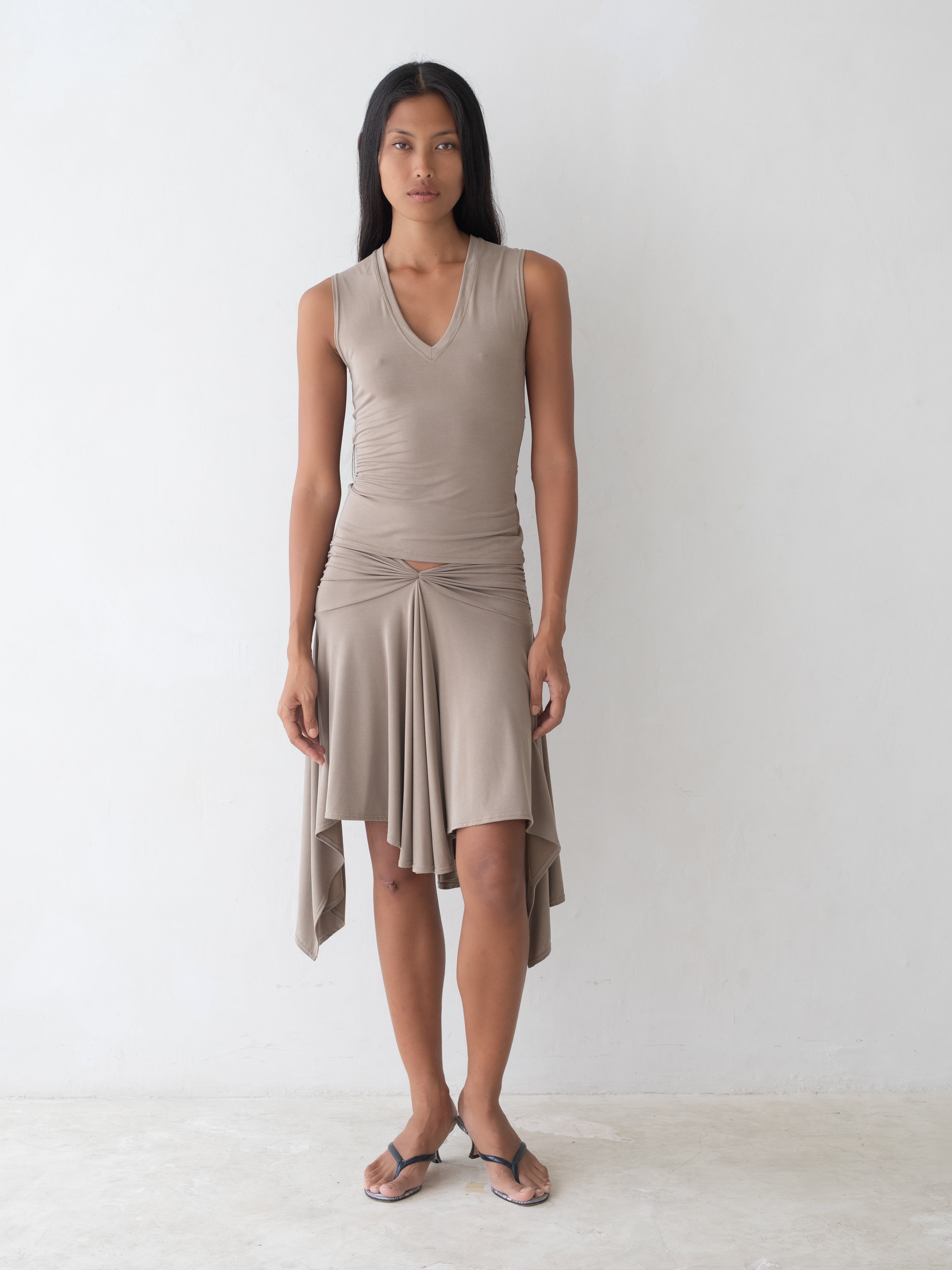 Lovell Skirt - Taupe