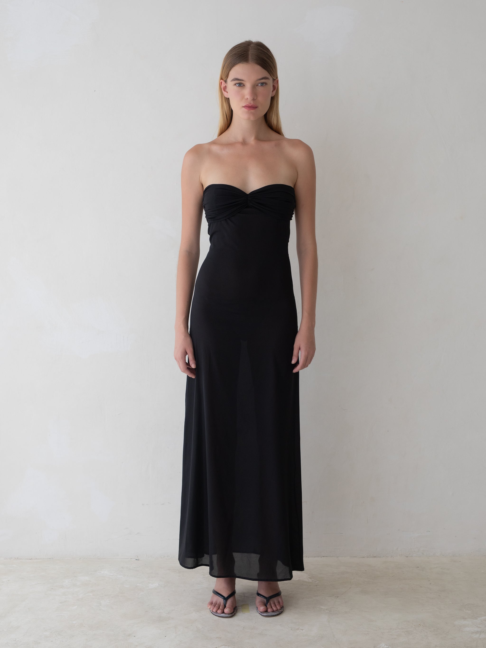 beller maxi dress black black grover maxi dress Beller Maxi Dress | Black