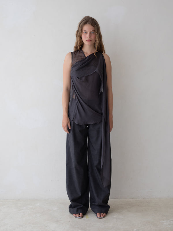 Vale Top - Charcoal