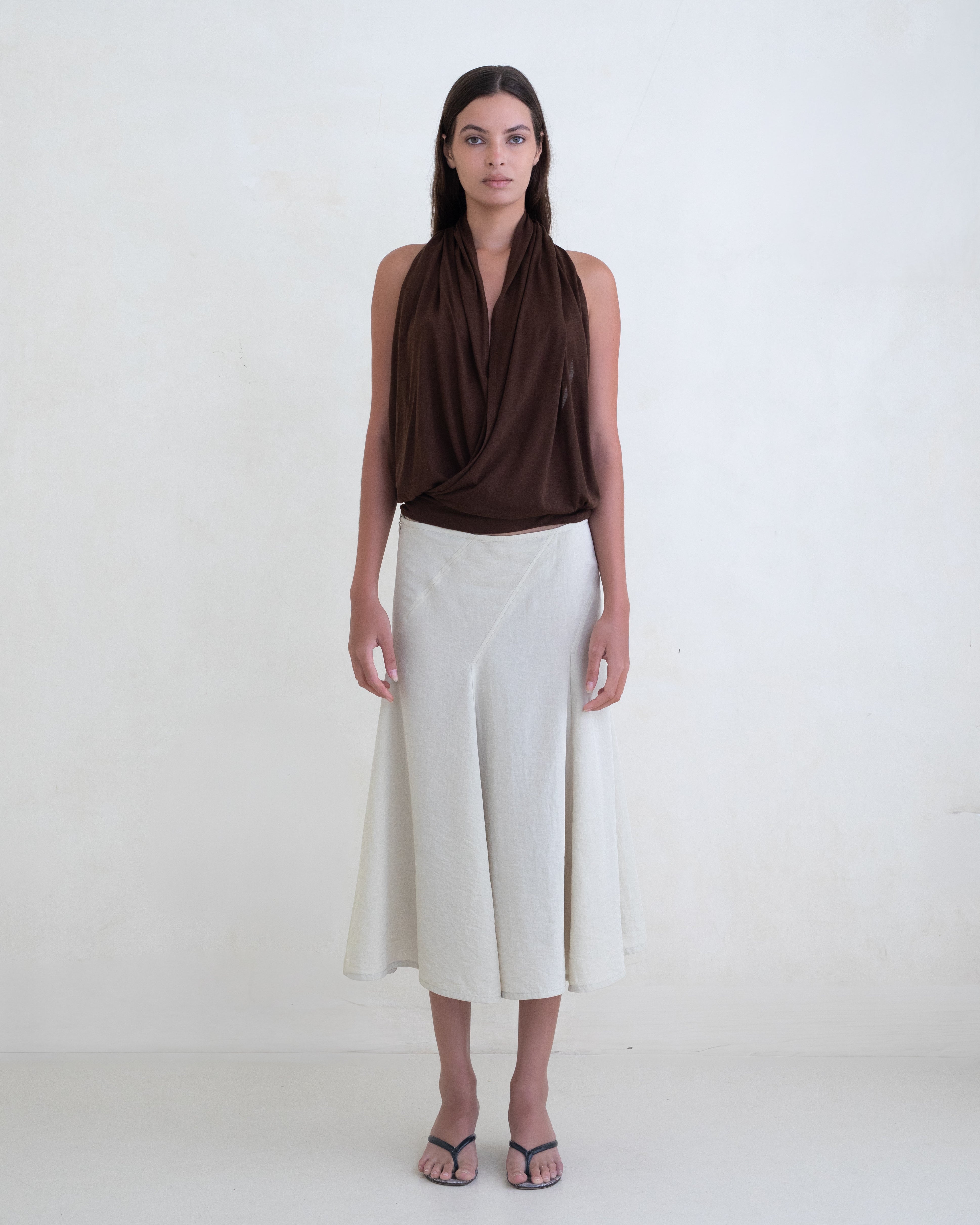 Spiral Skirt - Lichen – Belle Anna